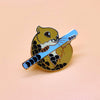 Milk Tea Momonga Hard Enamel Pin A Sushi Tomodachi " Milk Tea Momonga " Design Pin