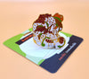Kabuki Roll Hard Enamel Pin A Sushi Tomodachi " Kabuki Roll " Design Pin