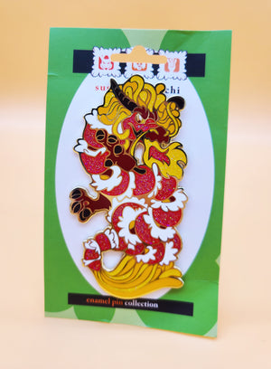  A Sushi Tomodachi " SURPRISE Red Dragon Roll " Design Pin