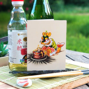 A Sushi Tomodachi "Happy Birthday" Greeting Card 