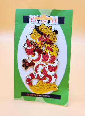 A Sushi Tomodachi " Red Dragon Roll " Design Pin