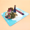 Shochu Saru Hard Enamel Pin A Sushi Tomodachi " Shochu Saru " Design Pin