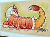 A Sushi Tomodachi " [EXCLUSIVE][ Original 'Spicy Tuna Tiger Roll' Illustration "