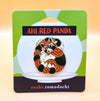 Ahi Red Panda Hard Enamel Pin