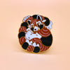 A Sushi Tomodachi " Ahi Red Panda " Design Pin