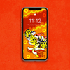 Hot Cheetah Roll Mobile Wallpaper (Digital Download)
