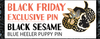 Black Sesame Special Hard Enamel Pin (BLACK FRIDAY EXCLUSIVE)