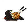 Crowquette Hard Enamel Pin