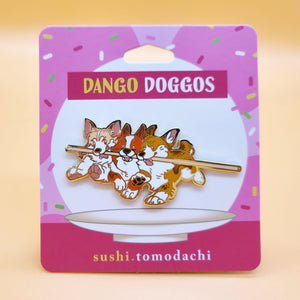 A Sushi Tomodachi " SURPRISE Dango Doggos " Design Pin