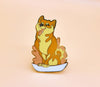 A Sushi Tomodachi " SURPRISE Gari (Ginger) Shiba Inu " Design Pin