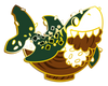 Great White Rice Hard Enamel Pin