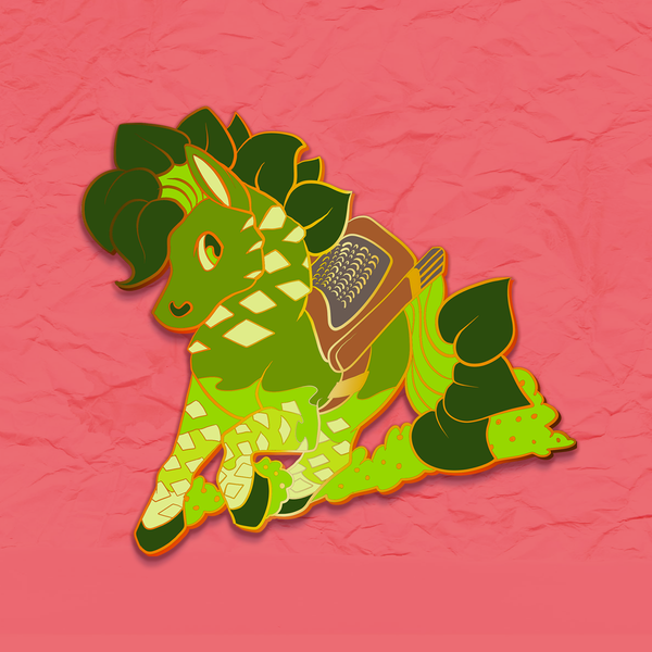 Japanese HorseRadish Hard Enamel Pin