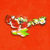Hot Cheetah Roll Hard Enamel Pin (Limon)