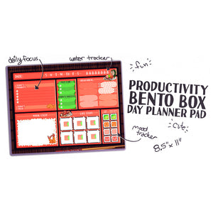 A Sushi Tomodachi " SURPRISE Productivity Bento Box Day Planner " 