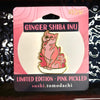 Ginger Shiba Inu (Pink Pickled) Hard Enamel Pin