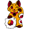 Maneki Neko Hard Enamel Pin (Tasty Tempura)