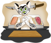 A Sushi Tomodachi " 👨‍🍳 Omakase for Two 👨‍🍳 " Design Pin