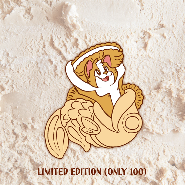 Oreo (Golden) Taiyaki Hard Enamel Pin