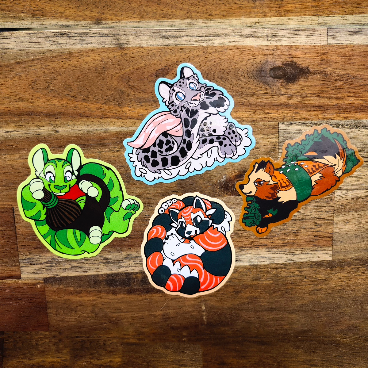 Wildly Wonderful Sticker Pack – Sushi Tomodachi