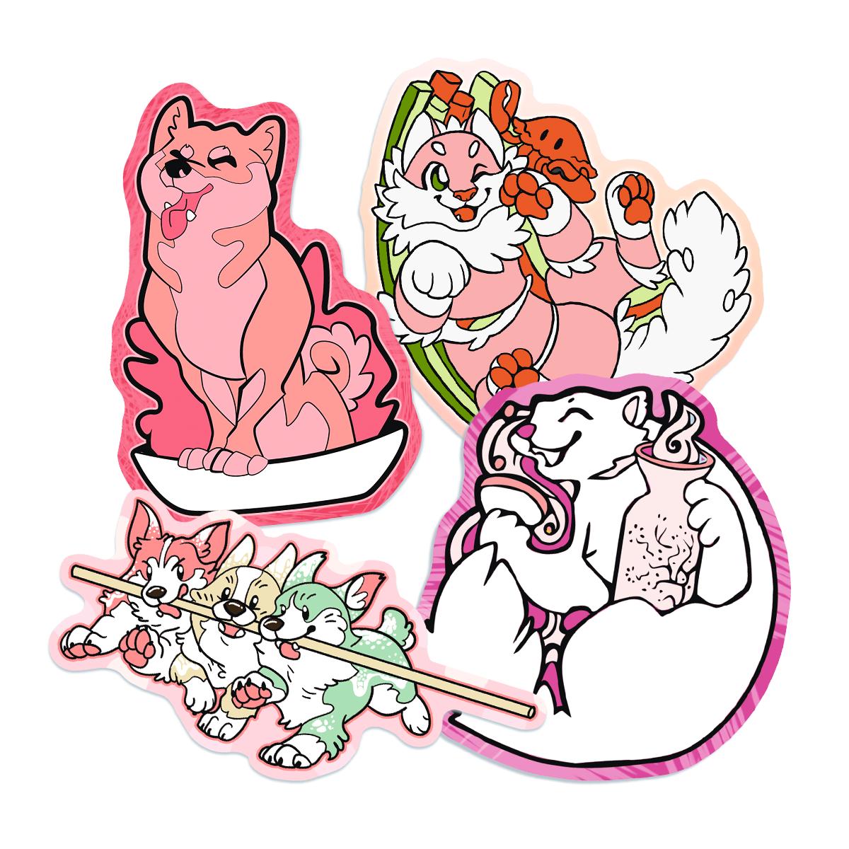 Sakura Season Sticker Pack – Sushi Tomodachi