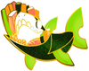 Toothy Temaki Hard Enamel Pin