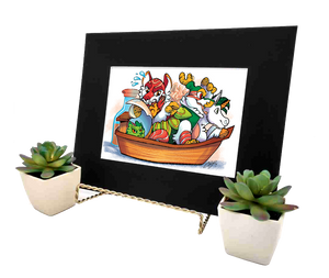 A Sushi Tomodachi " Are We There Yet 8x10 Matted " Print