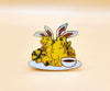 A Sushi Tomodachi " Tempura Bunnies " Design Pin