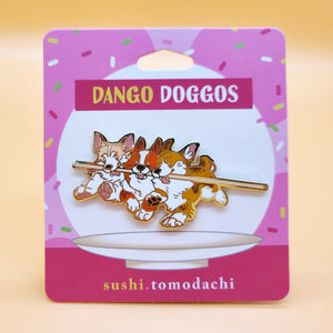 A Sushi Tomodachi " Dango Doggos  " Design Pin