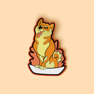 A Sushi Tomodachi "19 Ginger Shiba" Sticker