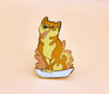 A Sushi Tomodachi " Gari (Ginger) Shiba Inu " Design Pin