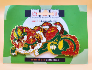 A Sushi Tomodachi " Monster Roll " Design Pin