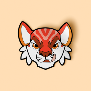 A Sushi Tomodachi "2 Tiger Roll Smile " Sticker