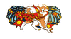 A Sushi Tomodachi " Dynamite Roll " Design Pin