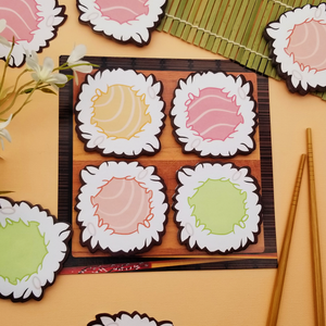 A Sushi Tomodachi "Sticky Rice Sticky Note Set "